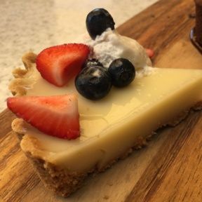 Gluten-free tart from True Food Kitchen